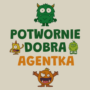 Potwornie Dobra Agentka - Torba Na Zakupy Natural