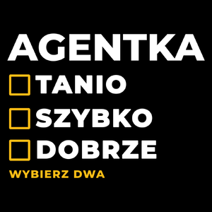 szybko tanio dobrze agentka - Torba Na Zakupy Czarna