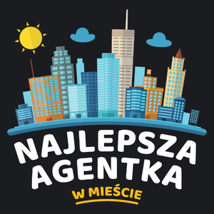 Najlepsza Agentka W Mieście - Damska Koszulka Czarna