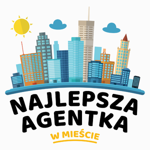 Najlepsza Agentka W Mieście - Poduszka Biała