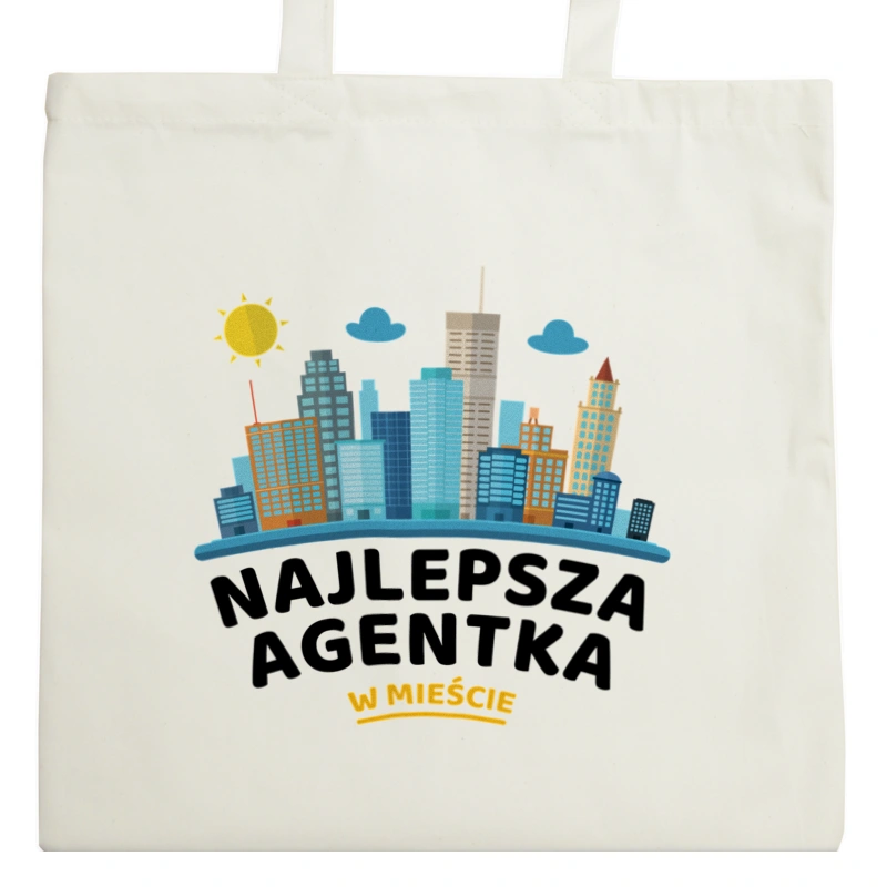 Najlepsza Agentka W Mieście - Torba Na Zakupy Natural