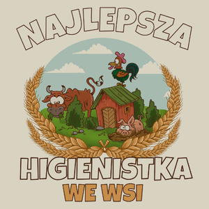 Najlepsza higienistka we wsi - Torba Na Zakupy Natural