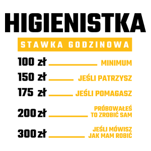 stawka godzinowa higienistka - Kubek Biały