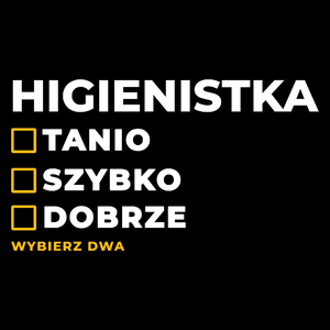 szybko tanio dobrze higienistka - Torba Na Zakupy Czarna