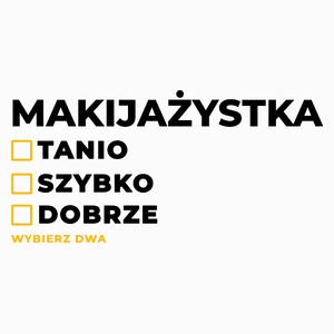 szybko tanio dobrze makijażystka - Poduszka Biała