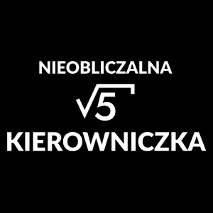 Nieobliczalna Kierowniczka - Torba Na Zakupy Czarna