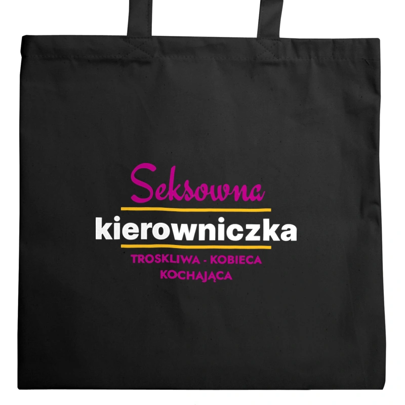 Seksowna Kierowniczka - Torba Na Zakupy Czarna