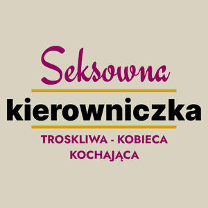 Seksowna Kierowniczka - Torba Na Zakupy Natural