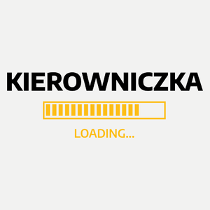 Kierowniczka Loading - Damska Koszulka Biała