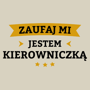 Zaufaj Mi Jestem Kierowniczką - Torba Na Zakupy Natural