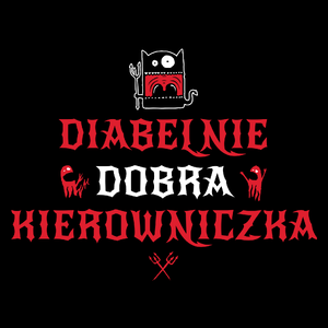 Diabelnie Dobra Kierowniczka - Torba Na Zakupy Czarna