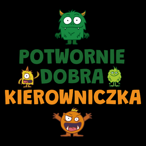 Potwornie Dobra Kierowniczka - Torba Na Zakupy Czarna