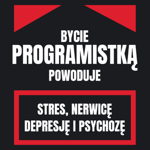 Bycie Programistką - Damska Koszulka Czarna