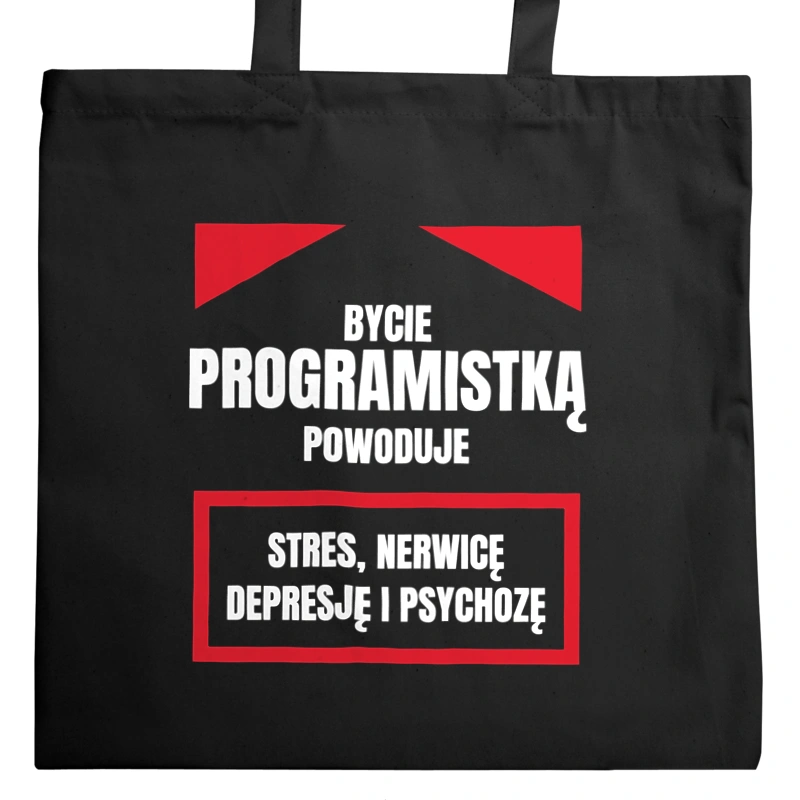 Bycie Programistką - Torba Na Zakupy Czarna