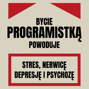 Bycie Programistką - Torba Na Zakupy Natural