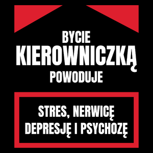 Bycie Kierowniczką - Torba Na Zakupy Czarna