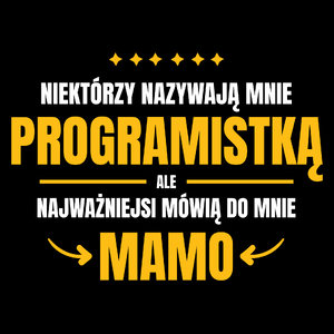 Mama Programistka - Torba Na Zakupy Czarna