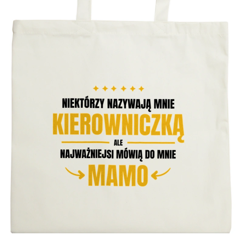 Mama Kierowniczka - Torba Na Zakupy Natural