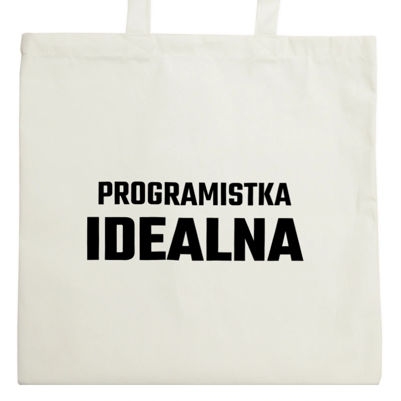 Programistka Idealna - Torba Na Zakupy Natural