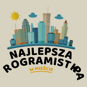 Najlepsza Programistka W Mieście - Torba Na Zakupy Natural