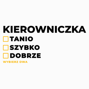 szybko tanio dobrze kierowniczka - Poduszka Biała