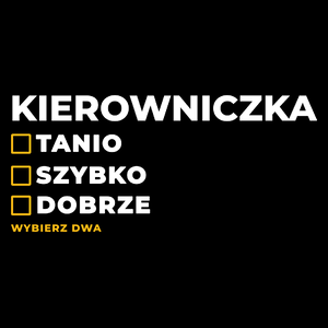 szybko tanio dobrze kierowniczka - Torba Na Zakupy Czarna