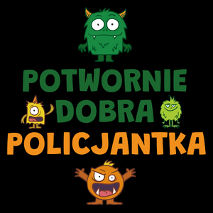 Potwornie Dobra Policjantka - Torba Na Zakupy Czarna