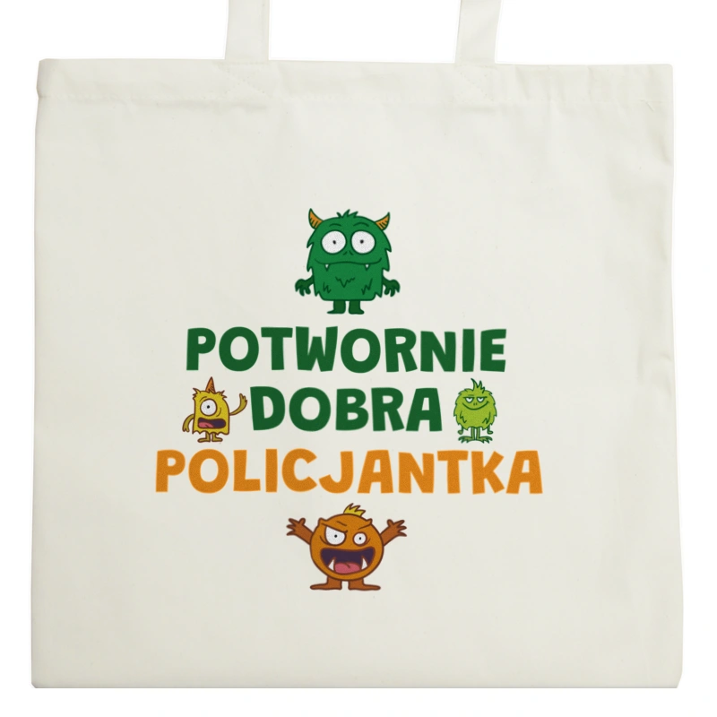 Potwornie Dobra Policjantka - Torba Na Zakupy Natural