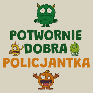 Potwornie Dobra Policjantka - Torba Na Zakupy Natural