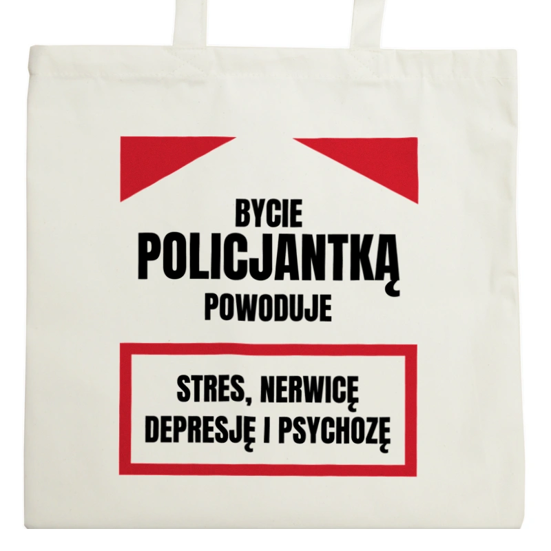 Bycie Policjantką - Torba Na Zakupy Natural