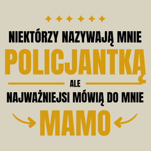 Mama Policjantka - Torba Na Zakupy Natural