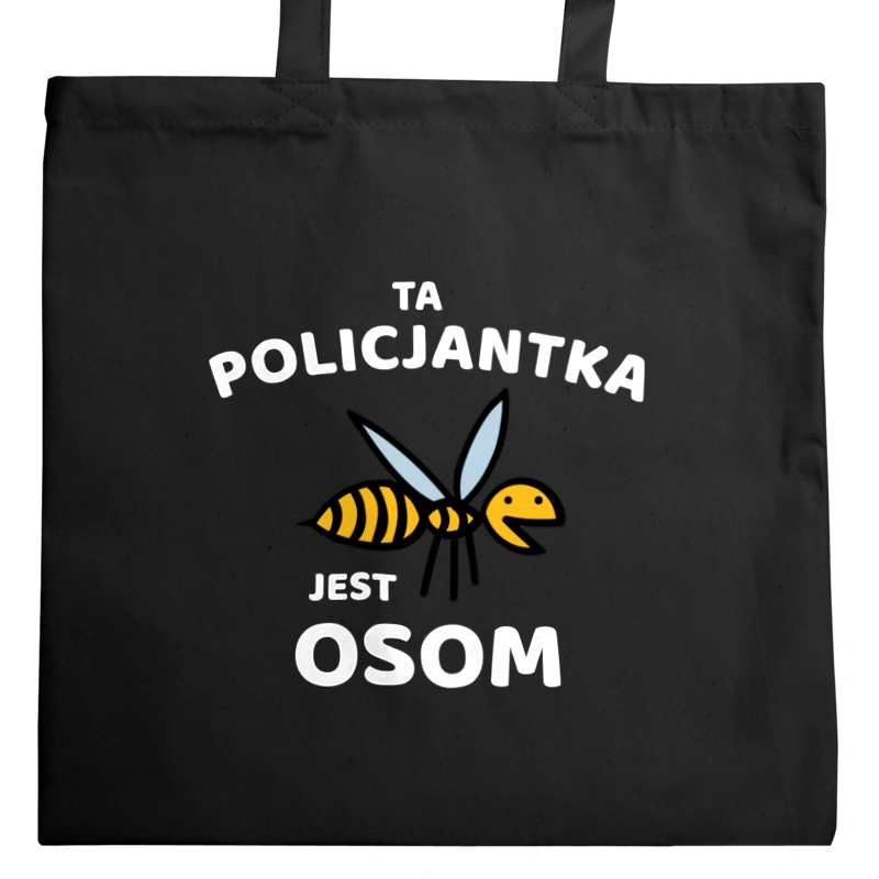 Ta policjantka jest osom awesome - Torba Na Zakupy Czarna