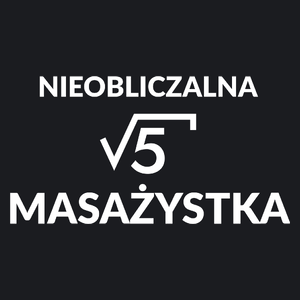 Nieobliczalna Masażystka - Damska Koszulka Czarna