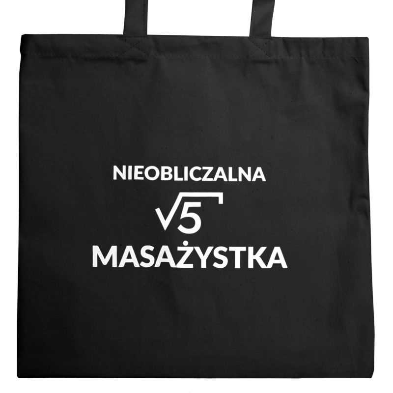 Nieobliczalna Masażystka - Torba Na Zakupy Czarna