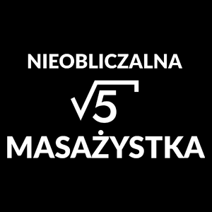 Nieobliczalna Masażystka - Torba Na Zakupy Czarna