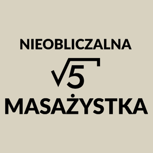 Nieobliczalna Masażystka - Torba Na Zakupy Natural