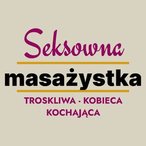 Seksowna Masażystka - Torba Na Zakupy Natural