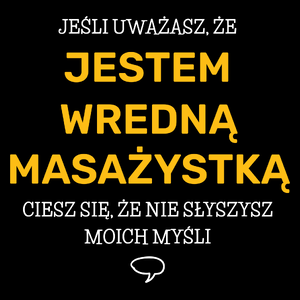 Wredna Masażystka - Torba Na Zakupy Czarna