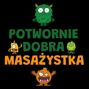 Potwornie Dobra Masażystka - Torba Na Zakupy Czarna