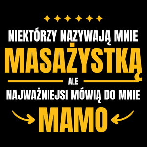 Mama Masażystka - Torba Na Zakupy Czarna