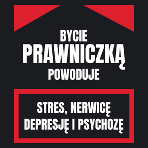 Bycie Prawniczką - Damska Koszulka Czarna