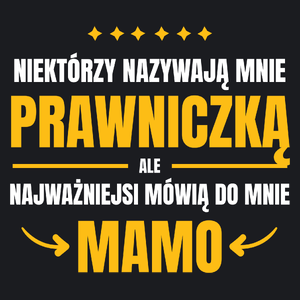 Mama Prawniczka - Damska Koszulka Czarna