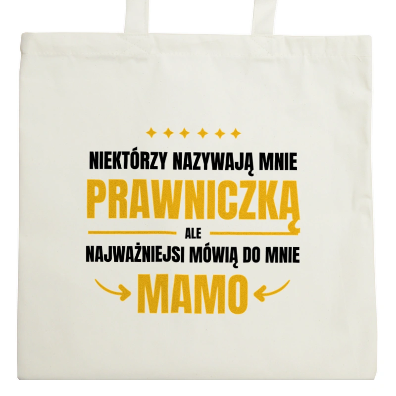 Mama Prawniczka - Torba Na Zakupy Natural