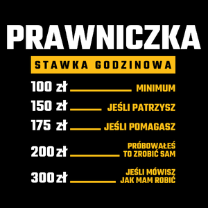 stawka godzinowa prawniczka - Torba Na Zakupy Czarna