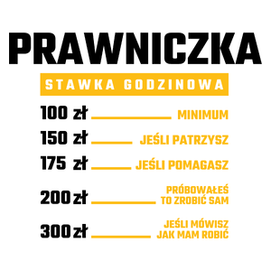 stawka godzinowa prawniczka - Kubek Biały