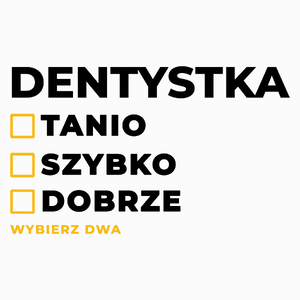 szybko tanio dobrze dentystka - Poduszka Biała