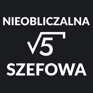 Nieobliczalna Szefowa - Damska Koszulka Czarna