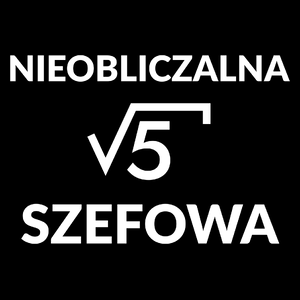 Nieobliczalna Szefowa - Torba Na Zakupy Czarna