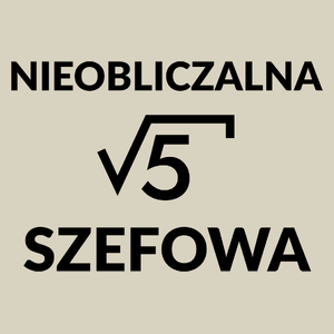 Nieobliczalna Szefowa - Torba Na Zakupy Natural