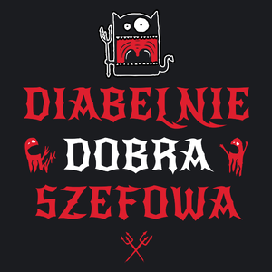 Diabelnie Dobra Szefowa - Damska Koszulka Czarna